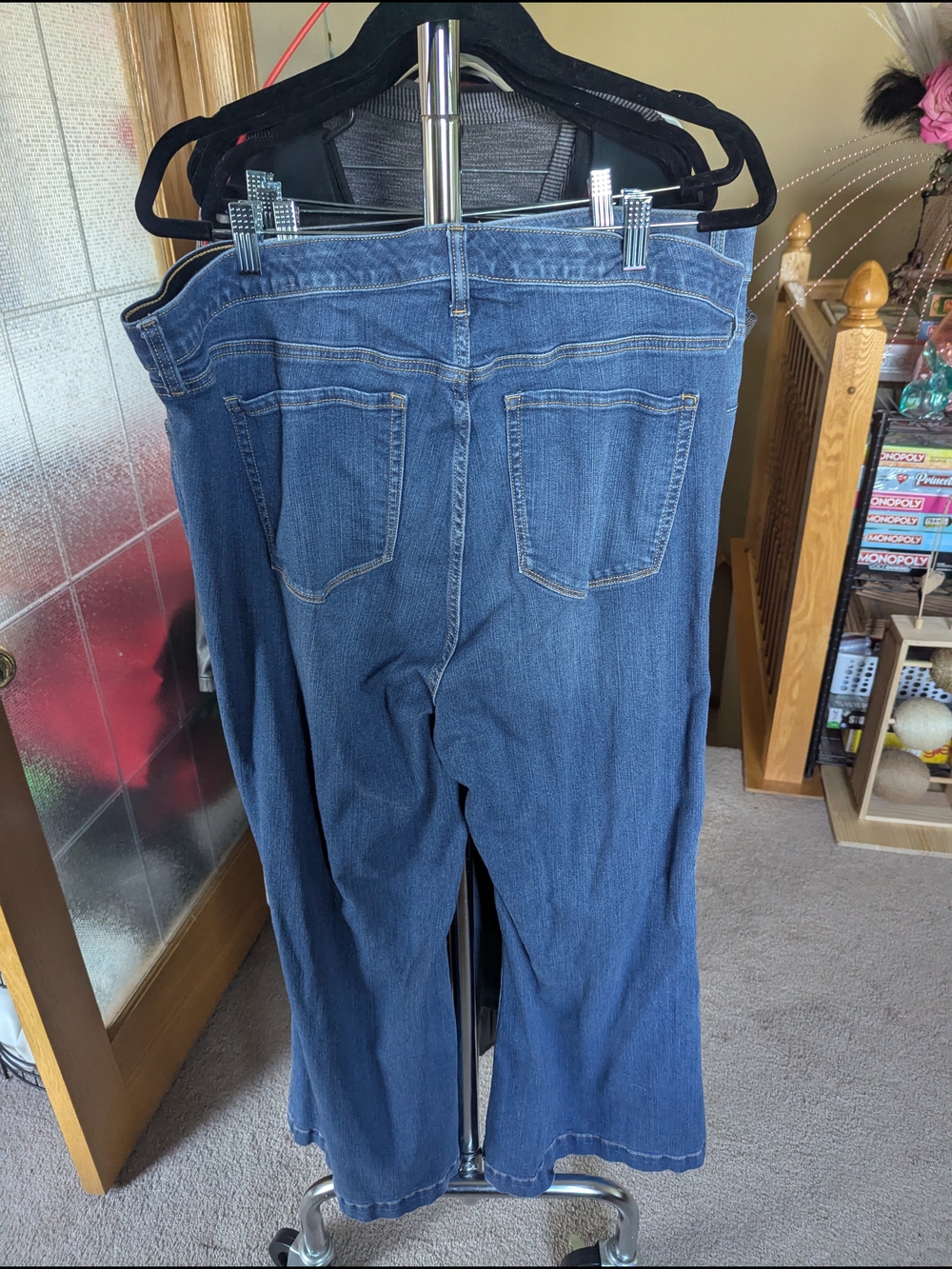 ❤️Torrid Classic Sky High Aline Flare Jeans 22R - Picture 5 of 7